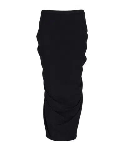 DRIES VAN NOTEN DRIES VAN NOTEN RUCHED ZIPPED SKIRT