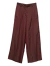 Dries Van Noten Women Penn Cotton Trousers In Red
