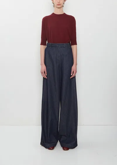 Dries Van Noten Penn Denim Pants In Indigo