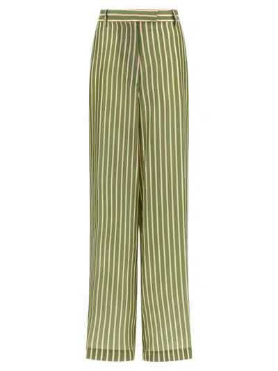 Dries Van Noten Penn Pants Green In Neutral