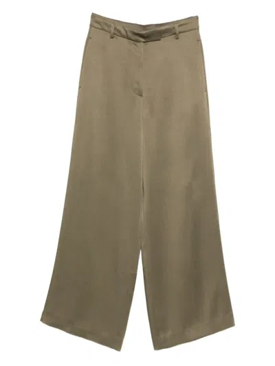 Dries Van Noten Penn Wide Leg Trousers Clothing In Green