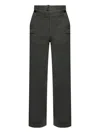 Dries Van Noten Mens Dark Grey Pennine Wide-leg Cotton Trousers In Gray