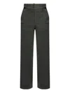 Dries Van Noten Mens Dark Grey Pennine Wide-leg Cotton Trousers In Gray