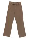 Dries Van Noten Pennine Gd 2043 M.w. Pants Mud In Brown
