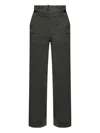 Dries Van Noten Mens Dark Grey Pennine Wide-leg Cotton Trousers In Black