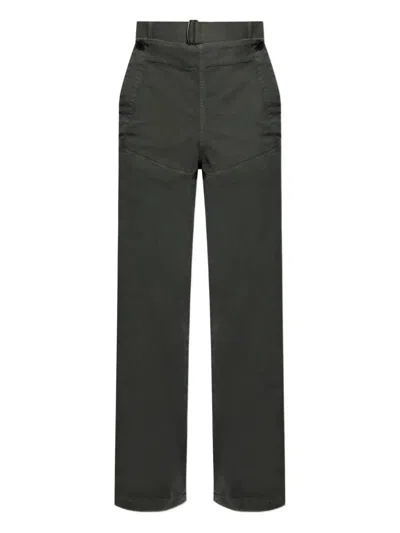 DRIES VAN NOTEN DRIES VAN NOTEN PENNINE STRAIGHT LEG COTTON TROUSERS CLOTHING