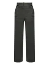 Dries Van Noten Mens Dark Grey Pennine Wide-leg Cotton Trousers In Gray