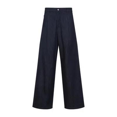 Dries Van Noten Penning Jeans In Blue