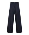 Dries Van Noten Penning High-rise Wide-leg Jeans In Blue