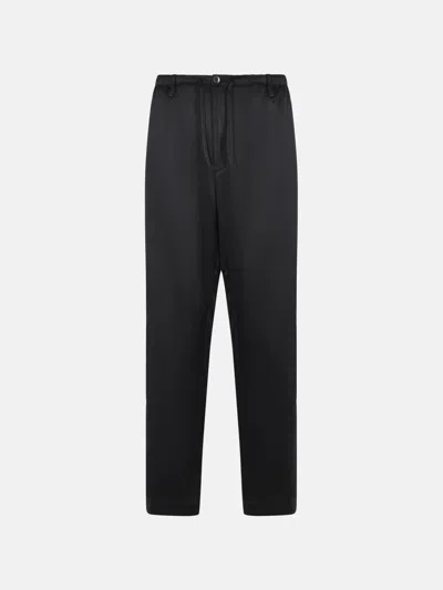 Dries Van Noten 'penny' Black Cotton Blend Pants