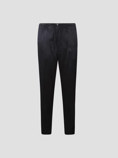 Dries Van Noten Sleek Long Trousers In Black