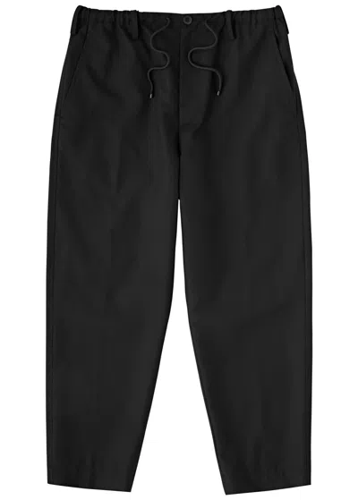 Dries Van Noten Penny Straight-leg Wool Trousers In Black