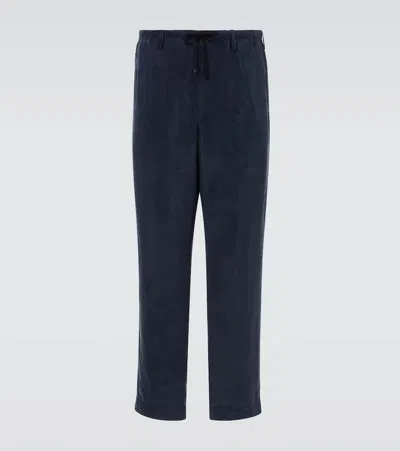 Dries Van Noten Penny Wide-leg Pants In Blue
