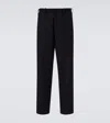 Dries Van Noten Penny Wool Straight Pants In Black