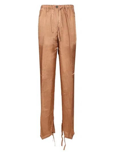 Dries Van Noten Penra Pants Regular Fit Trousers Rose In Pink