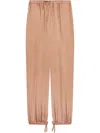 Dries Van Noten Straight Leg Trousers Elastic Waistband In Grey