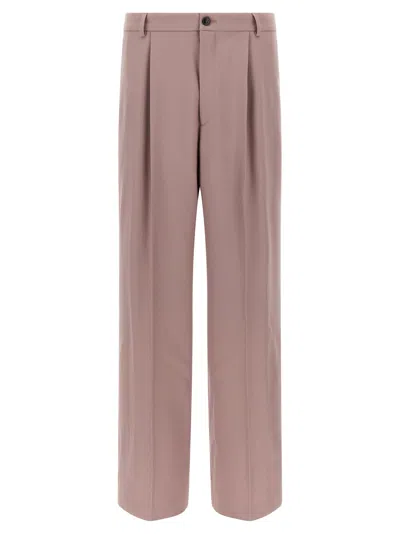 Dries Van Noten Penrud Pants Pink In Purple