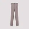 Dries Van Noten Straight-leg Trousers With Clean Front Pleat In Pink