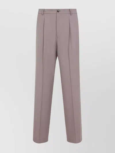 DRIES VAN NOTEN PENRUD PANTS WITH CENTRAL LOOSE CREASES