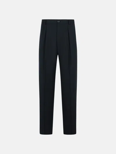 Dries Van Noten 'penrud' Straight Black Wool Pants