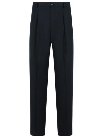 Dries Van Noten Penrud Straight Black Wool Pants
