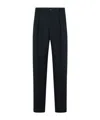 Dries Van Noten Pleated Trousers With Belt Loops And Back Pocket In Black