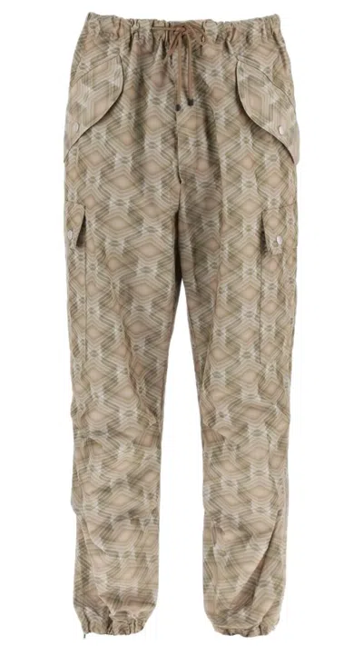 Dries Van Noten Cargo Pants By Pentin In Cream