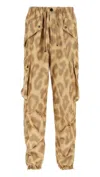 Dries Van Noten Lia  Cargo Pants By Pent In Brown