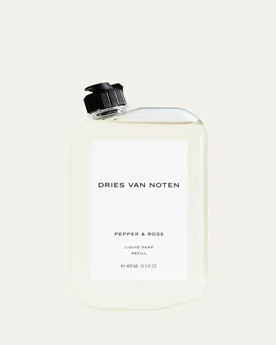 Dries Van Noten Pepper & Rose Liquid Soap Refill, 13.5 Oz. In Transparent