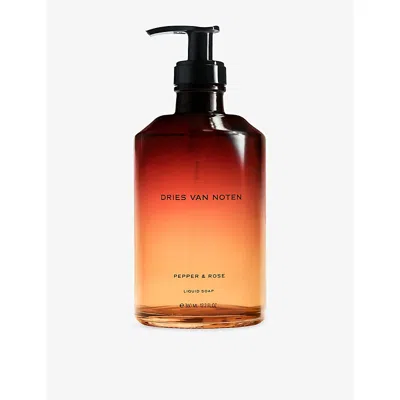 Dries Van Noten Pepper & Rose Liquid Soap 360ml In Transparent