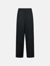 Dries Van Noten 'pepper' Black Wool Blend Pants In Black