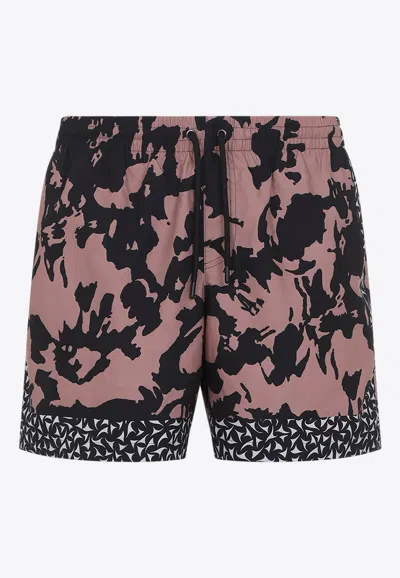 DRIES VAN NOTEN PHIBBS PRINTED SWIM SHORTS