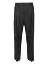 Dries Van Noten Phoenix Regular Fit Trousers Grey In Black