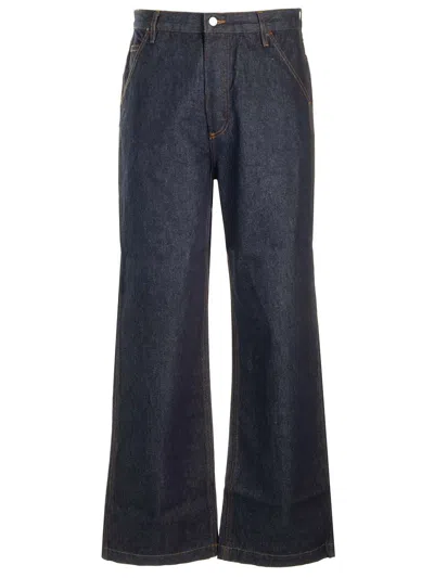 Dries Van Noten Mid-rise Straight Jeans In Blue