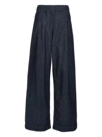 Dries Van Noten 02680 Denim Stack 8431 Pants Clothing In Blue