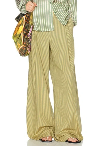 Dries Van Noten Pila Pant In Yellow