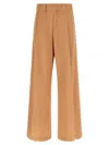 Dries Van Noten Elastic Waist Casual Pants In Brown