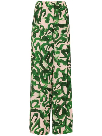 Dries Van Noten Pila Pants In Green