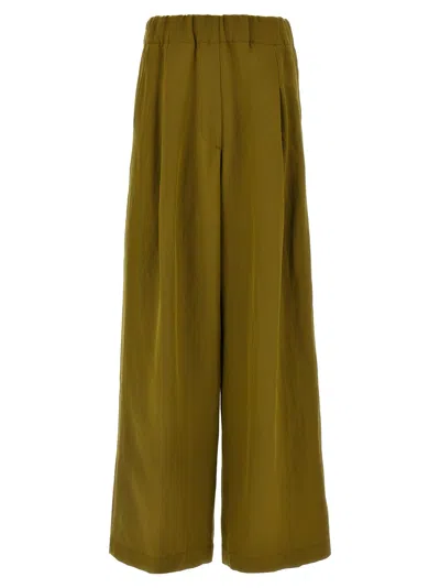 DRIES VAN NOTEN PILA PANTS GREEN