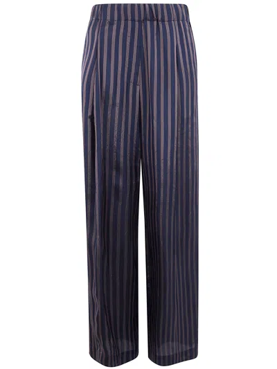 Dries Van Noten "pila" Trousers In Blue