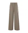 Dries Van Noten Pila Wide-leg Trousers In Poplin In Gray