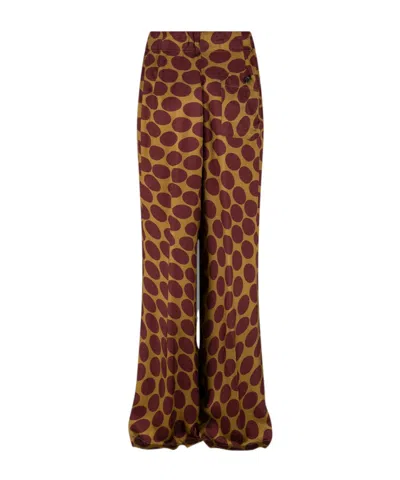 Dries Van Noten Pila Wide-leg Pants In Multi