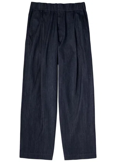 Dries Van Noten Pilan Wide-leg Denim Trousers In Indigo