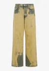 Dries Van Noten Pine Pants For Men In Yellow