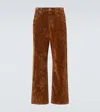 Dries Van Noten Pine Wide-leg Jeans In Brown