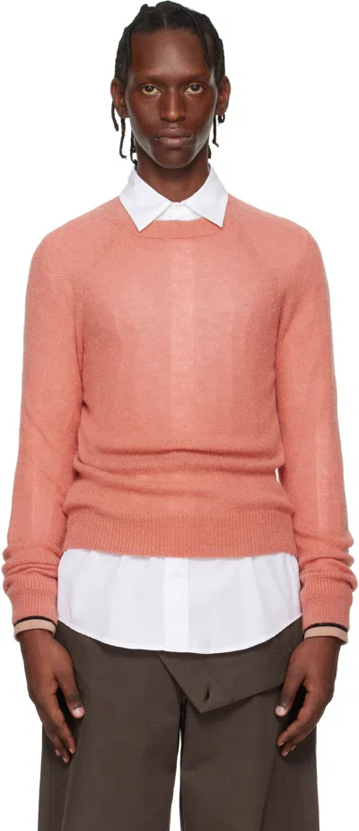 Dries Van Noten Pink Alpaca Sweater