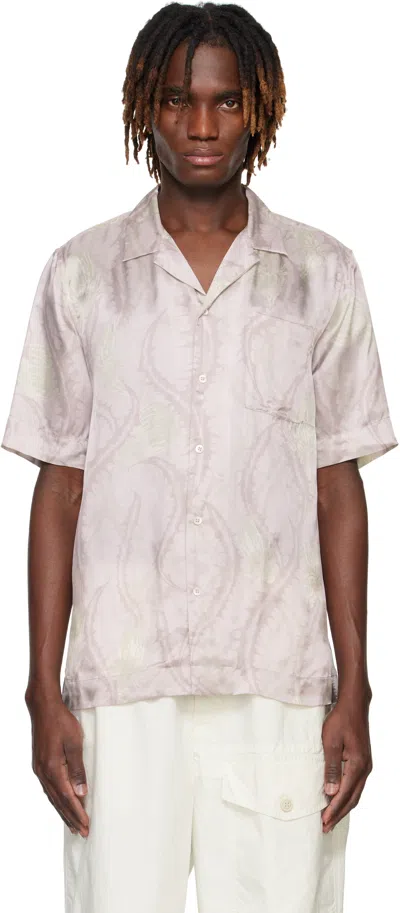 Dries Van Noten Pink Boxy Viscose Shirt In 300 Blush