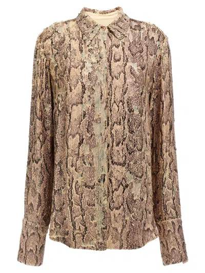 DRIES VAN NOTEN PINK CELINA BIS SHIRT