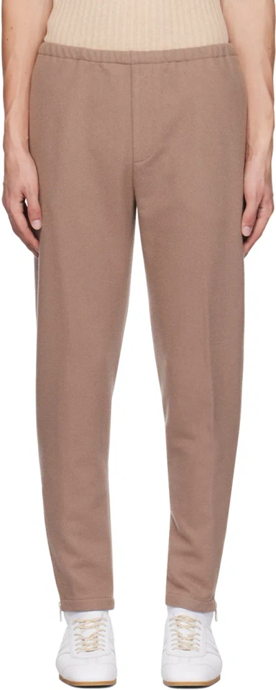 Dries Van Noten Pink Drawstring Trousers In Old Rose 301