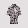 Dries Van Noten Cass Floral Silk Button-up Shirt In Pink